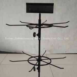 China Height 460mm Length 330mm Cosmetic Display Rack , Earrings Jewelry Rack 2 Layers wholesale