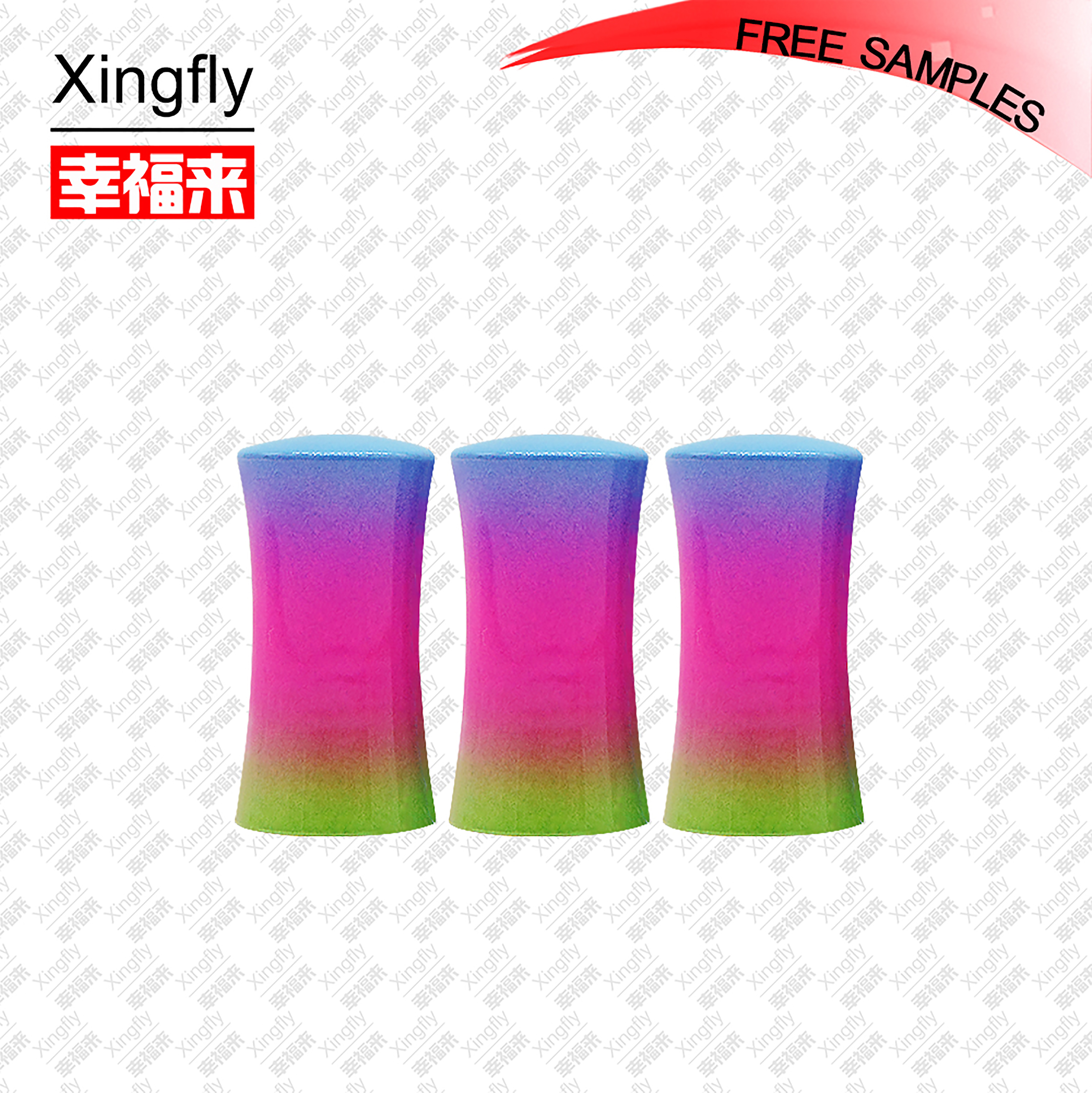 Xingfly Nail Polish Cap hot stamping Logo Plastic Material