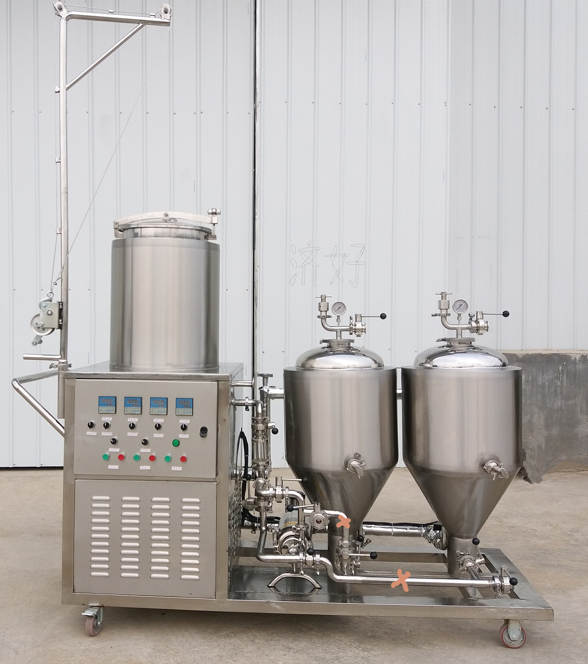 100L Stainless Steel Home Beer Brewing Equipment Making Machine 50L Capacity 50-200L