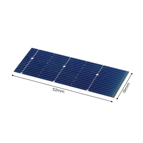52*19mm 0.5V 0.24W Solar Panel Charger Monocrystalline System For Photovoltaic Portable