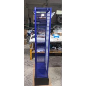 Custom Pop Displays 2s Mobile Tower 24'' Sq Base X 72'' H Sign Header On Top