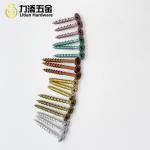 Metric Metal Screw Fasteners Q215 Alloy Steel Material Black Zinc Plating Three
