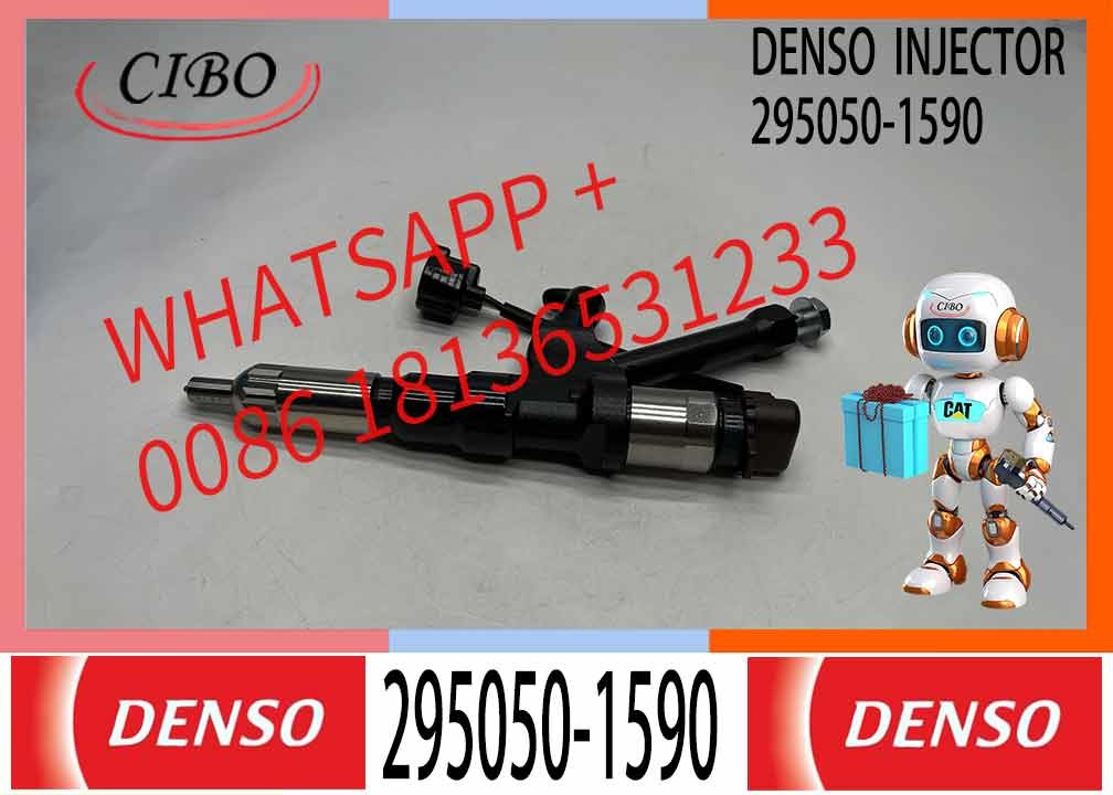 Denso Common Rail Fuel Injector 295050-1590 23670-E0590 Compatible With ISUZU 6WG1-TC Diesel Engine