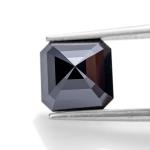 Synthetic Loose Cushion Cut Black Moissanite Gemstone Diamond