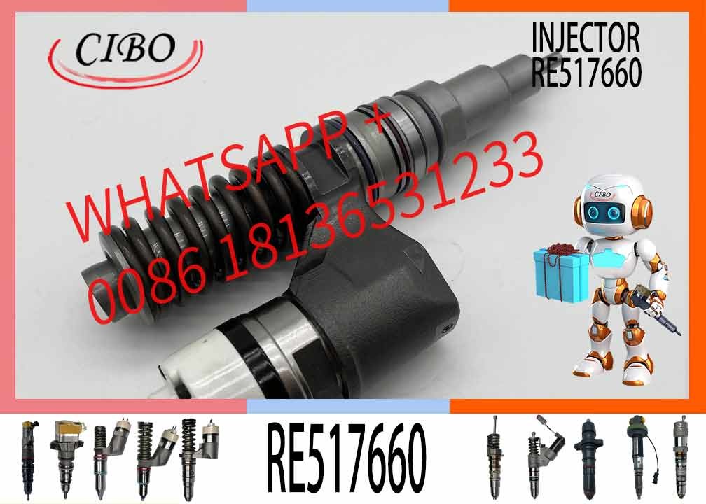 Excavator Injector RE517658 BEBE4B17103 RE517663 SE501958 EX631013 RG33968 for A0 A3 Diesel Engine Parts Nozzle Assembly