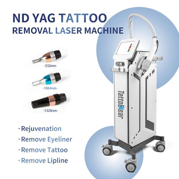 1320nm 1064nm 532nm Q Switch Nd Yag Laser Tattoo Removal Machine Carbon Peeling