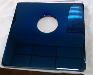 China Blue Color PVD Coating on metal parts, brass alloy PVD blue coating service wholesale