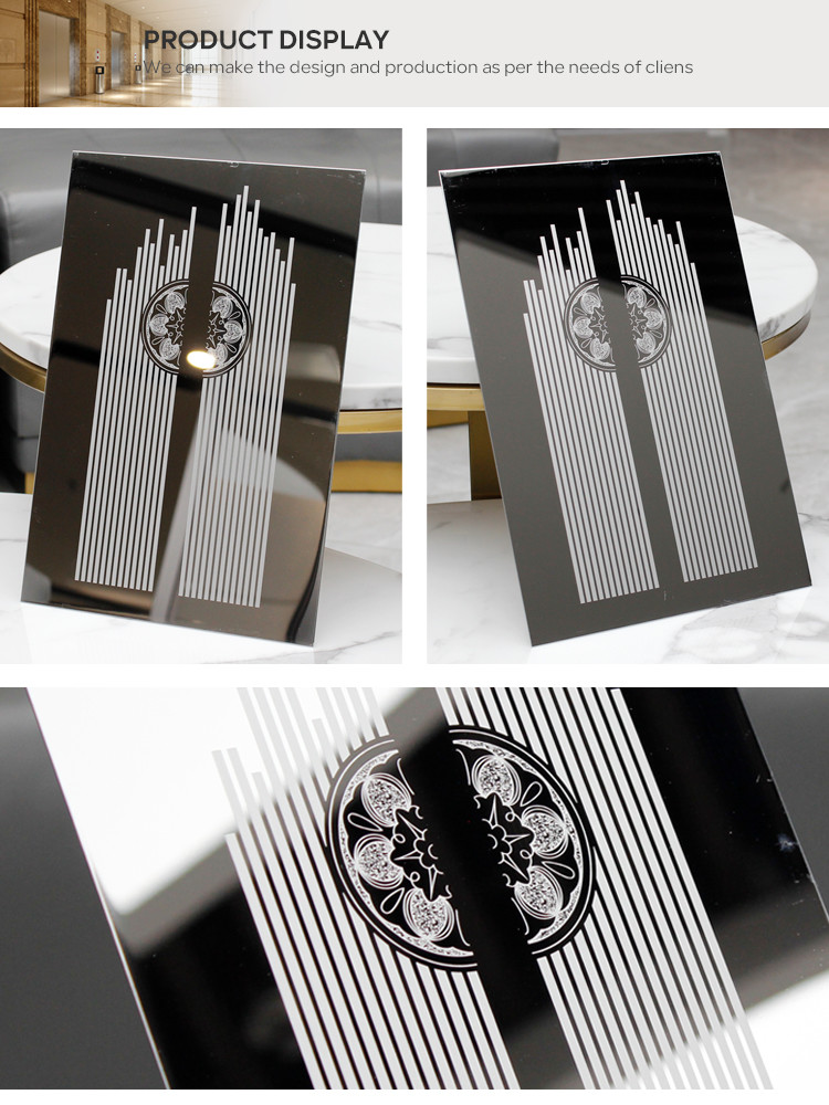 Customized Hairline Ss Sheet Embossed Finish Elevator Stainless Steel Sheet