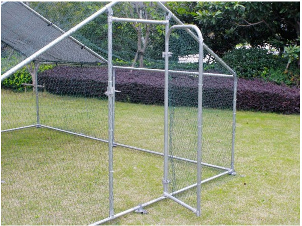 2Lx1Wx1H m Chicken Run Coop/ Animal Run/Chicken House/Pet House/Outdoor Exercise Cage Coop for Hen Poultry Dog Rabbit