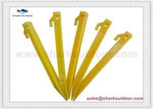 China Ultralight ABS Plastic Tent Pegs for Outdoor Camping Beach Trip Tent Accessories wholesale