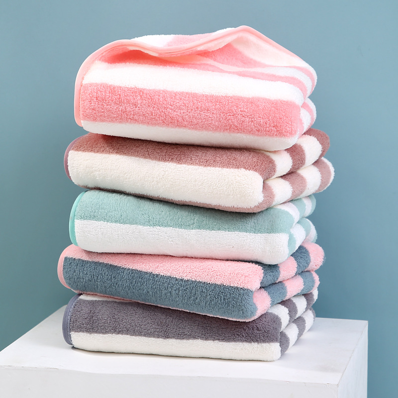 Thickened Coral Velvet Beach Towel 32*32cm/ 35*75cm/ 70*140cm/ Custom for Hotel Guests