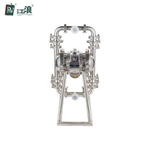 China Fda Approved 1 Inch Sanitary Air Operated Diaphragm Pump For Ethanol Food Grade wholesale