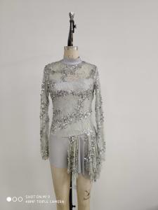 China Silver Girls Ballet Clothes For Kids , Womens Ballet Leotards wholesale