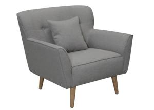 China Imitated Cashmere Cloth Grey Fabric Sofa / Oatmeal Colored Sofa For Young People wholesale