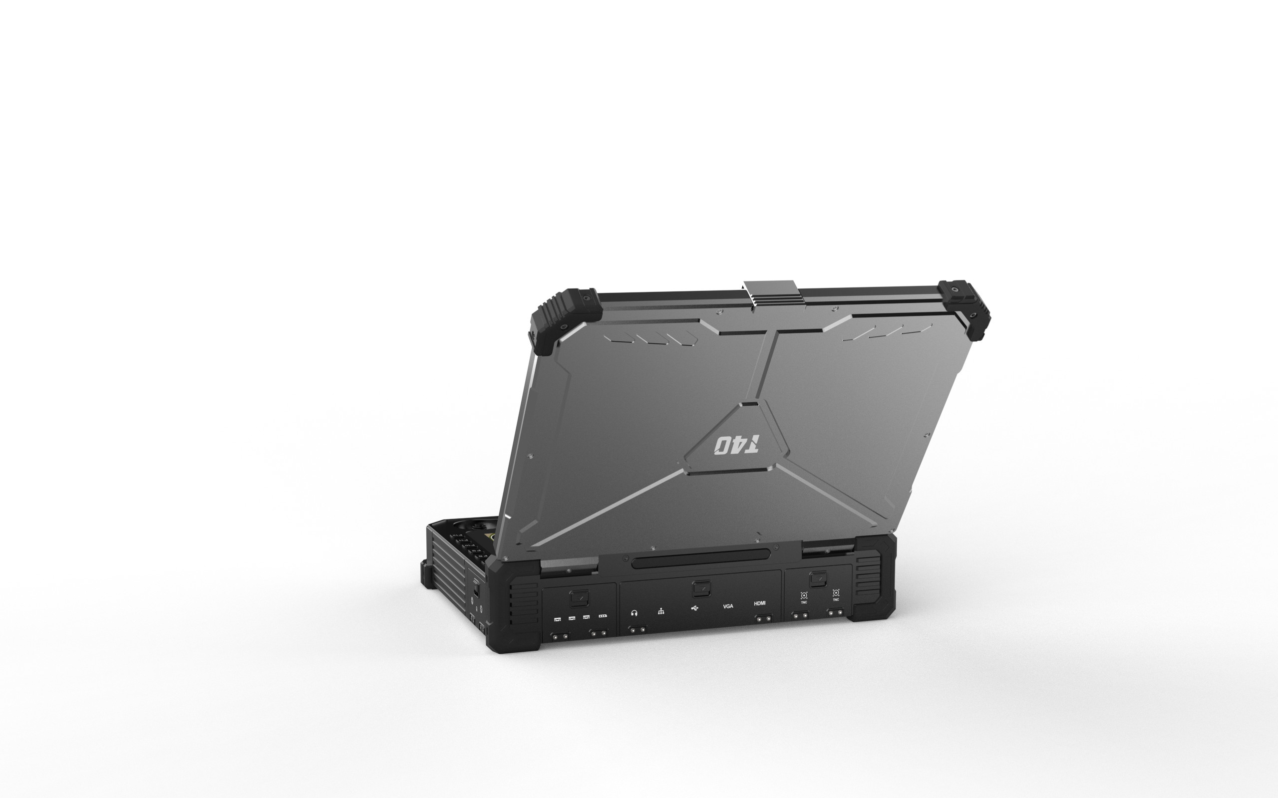 Linux OS UAV Ground Station with 13.3in 1920x1080 1000 CCD screen