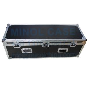 China Heavy-Duty Long Utility Flight Cable Case With Wheels (Black) wholesale