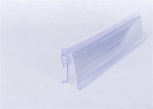 China Customized Transparent PVC Extrusion Profiles For Information Display wholesale