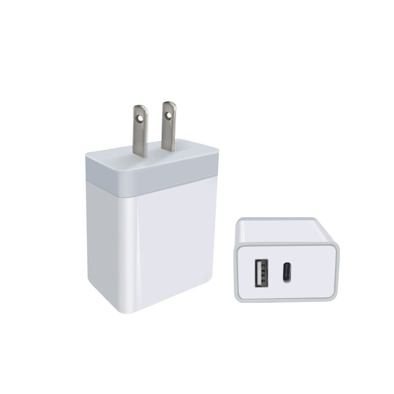 28W US PD TRAVEL CHARGER TYPE-C +USB FAST CHRGER for Macbook compatible with HUAWEI QUICK CHARGE QC3.0/QC2.0