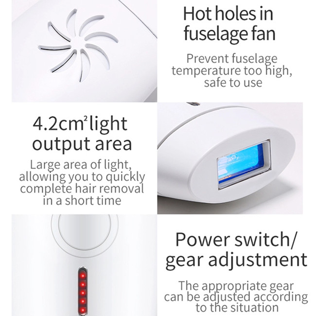 Permanent CE ROHS 8000000 Flashes IPL Hair Removal