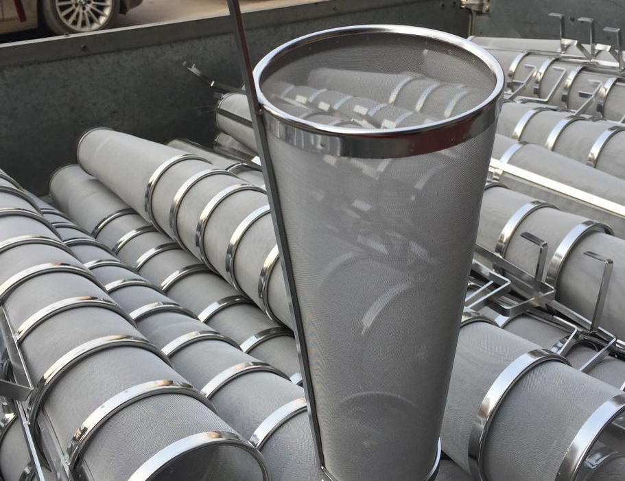 150mm Diameter 400 Microns Mesh Cylinder Strainer Micro Porous