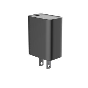 China PD18W Fixed Plug USA Wall PD Charger USB C wholesale
