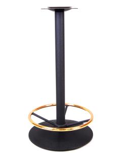 China 0201 Item Round Restaurant Table Bases Metal Pedestal Table Legs Cast Iron Footring wholesale