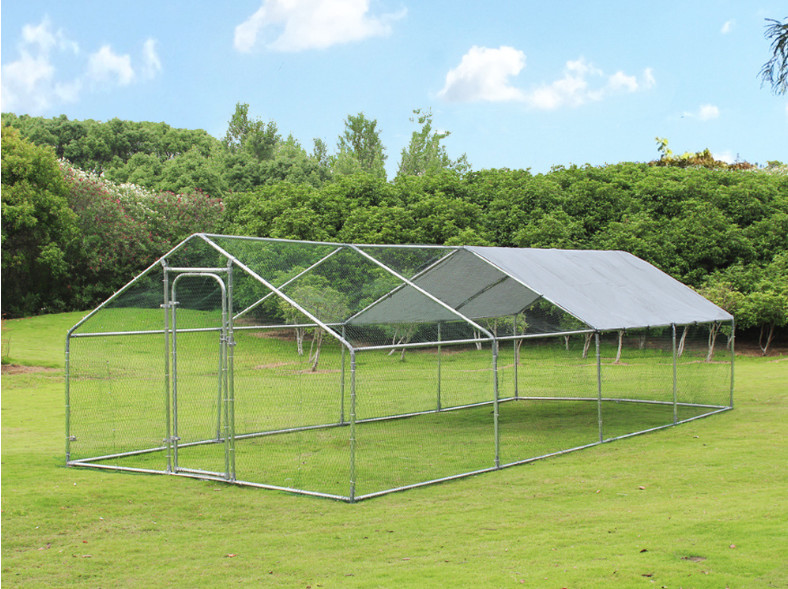6Lx3Wx2H m Chicken Run Coop/ Animal Run/Chicken House/Pet House/Outdoor Exercise Cage Coop for Hen Poultry Dog Rabbit