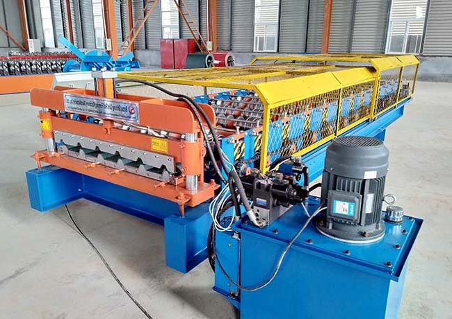 IBR Trapezoidal Profile Metal Tile Roofing Sheet Roll Forming Making Machine