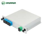 1x4 Casstte PLC Splitter Fiber Optic SC UPC Connector