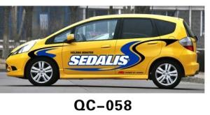 China Car Decoration PVC Water Proof Car Body Sticker QC-058C wholesale