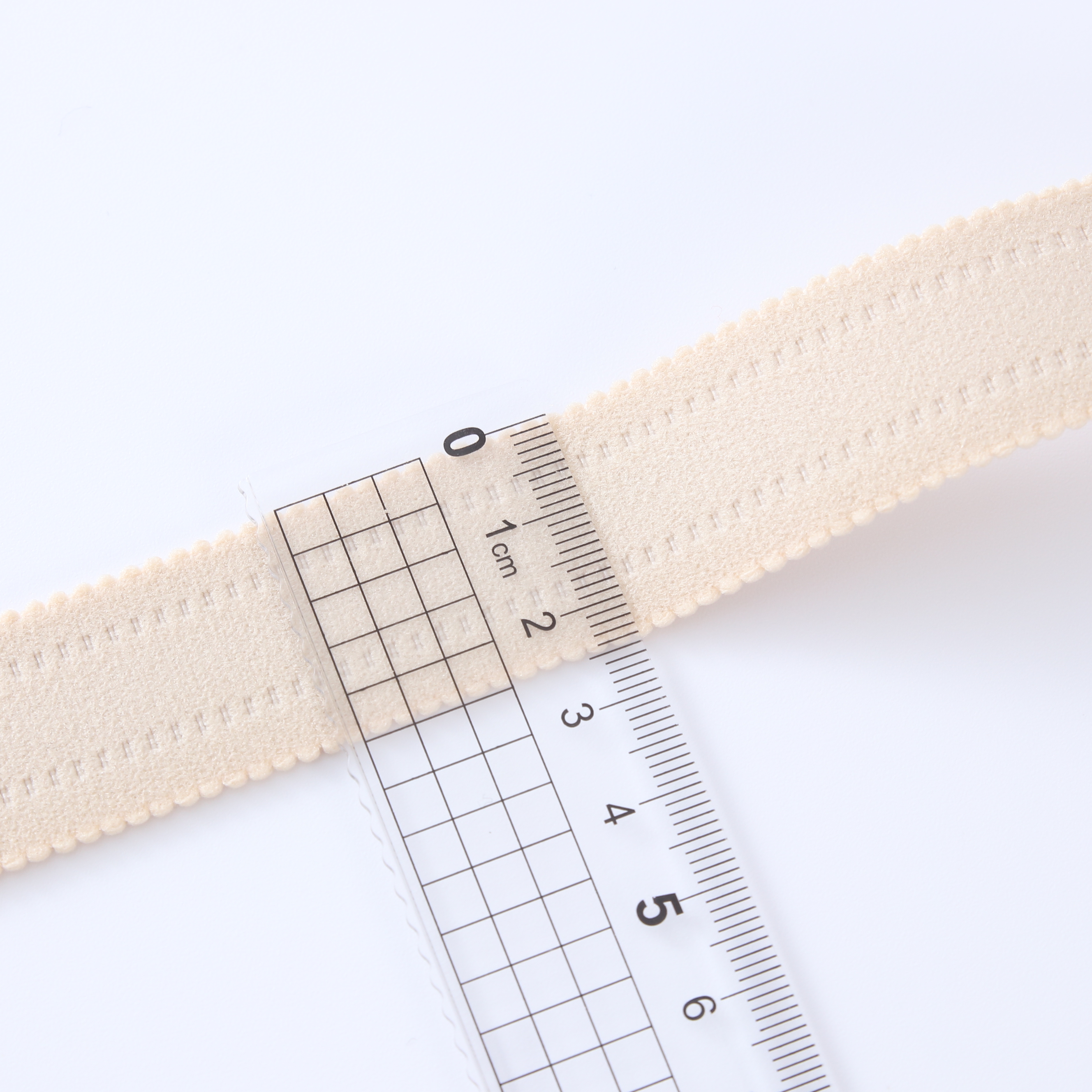 Plush Non Slip Double Teeth Edge Nylon Bra Elastic Band