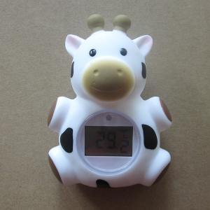 China 2016 Hot Sales custom make cartoon COW baby bath toy water temperature thermometer wholesale