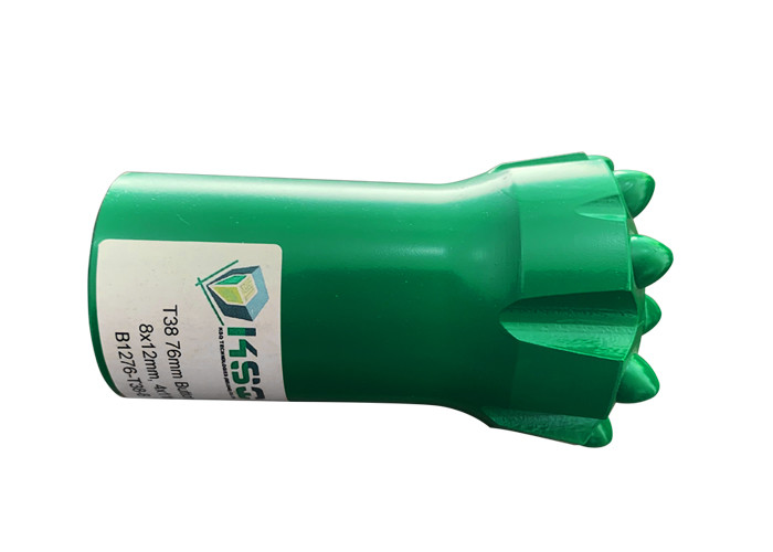 Long Service Life Drill T38 Threaded Button Bit Diameter 76mm