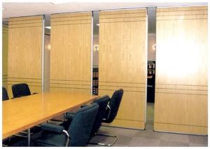 China Customized Soundproof Office Wooden Partition Wall , Movable Room Dividers wholesale