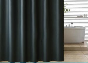 China Black Shading Bathroom Shower Curtains 100% PEVA Waterproof Thickening wholesale
