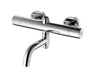 China Temperature And Flow Adjustment Thermostatic Faucet Thermostatic Tap Mixer wholesale
