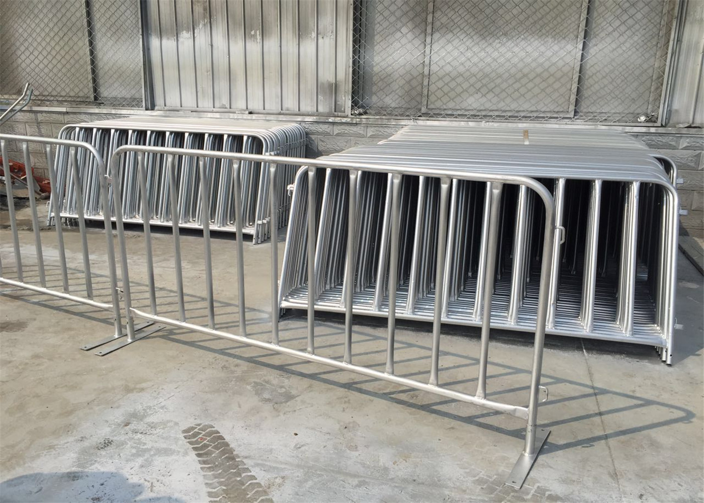 Galvanized Crowd Control Barrier