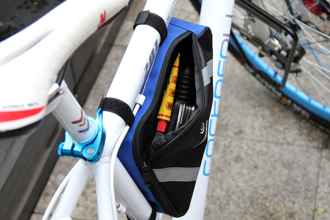 PVC PVC Triangle Bicycle Bike Bag Front Frame Pipe Pouch Bag Dropshipping