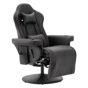 China Traditional Design Luxury Gaming Chair with Cup Holder Bluetooth Speakers and Footrest wholesale