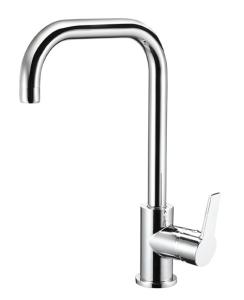 China Rotatable Deck Mounted Kitchen Mixer Taps Single Hole Single Handle Kitchen Faucet wholesale