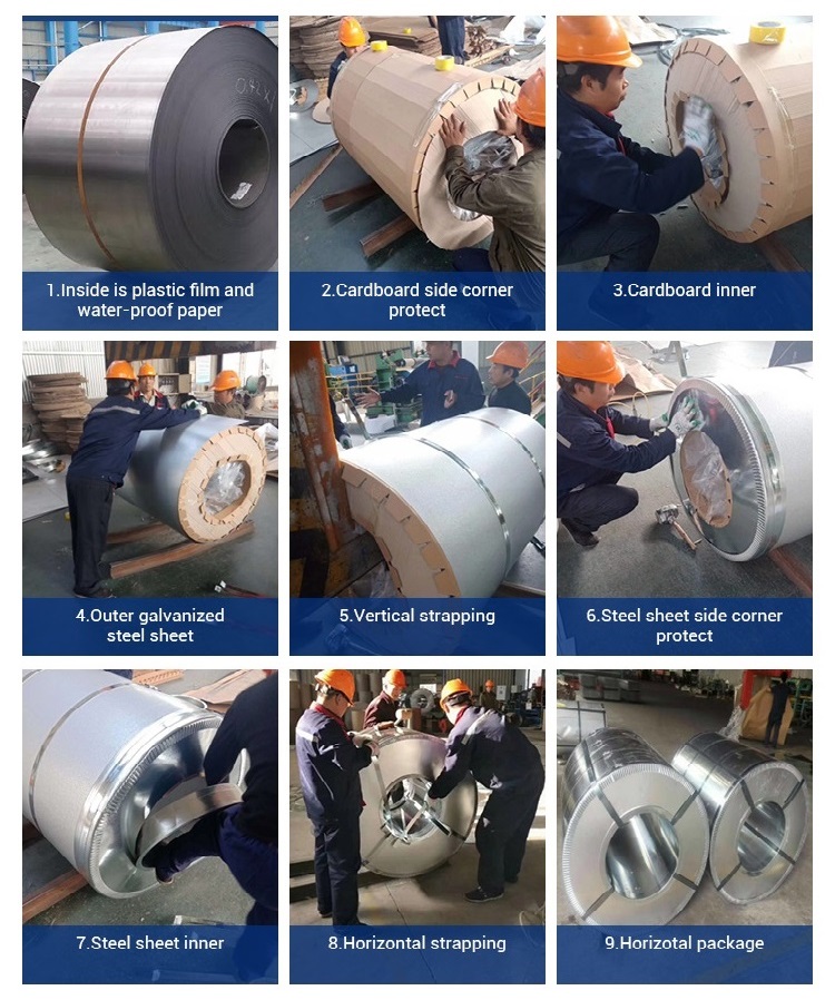 Z180 DX51D Galvanized Steel Coil High Strength 600mm Width Regular Spangle