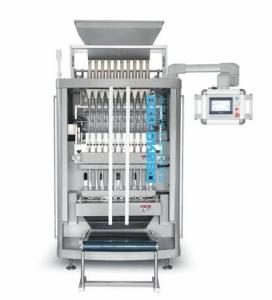 China 4 Lanes 90mm Sachet Packaging Machine Foil 90mm For Coffee Herb Powder wholesale