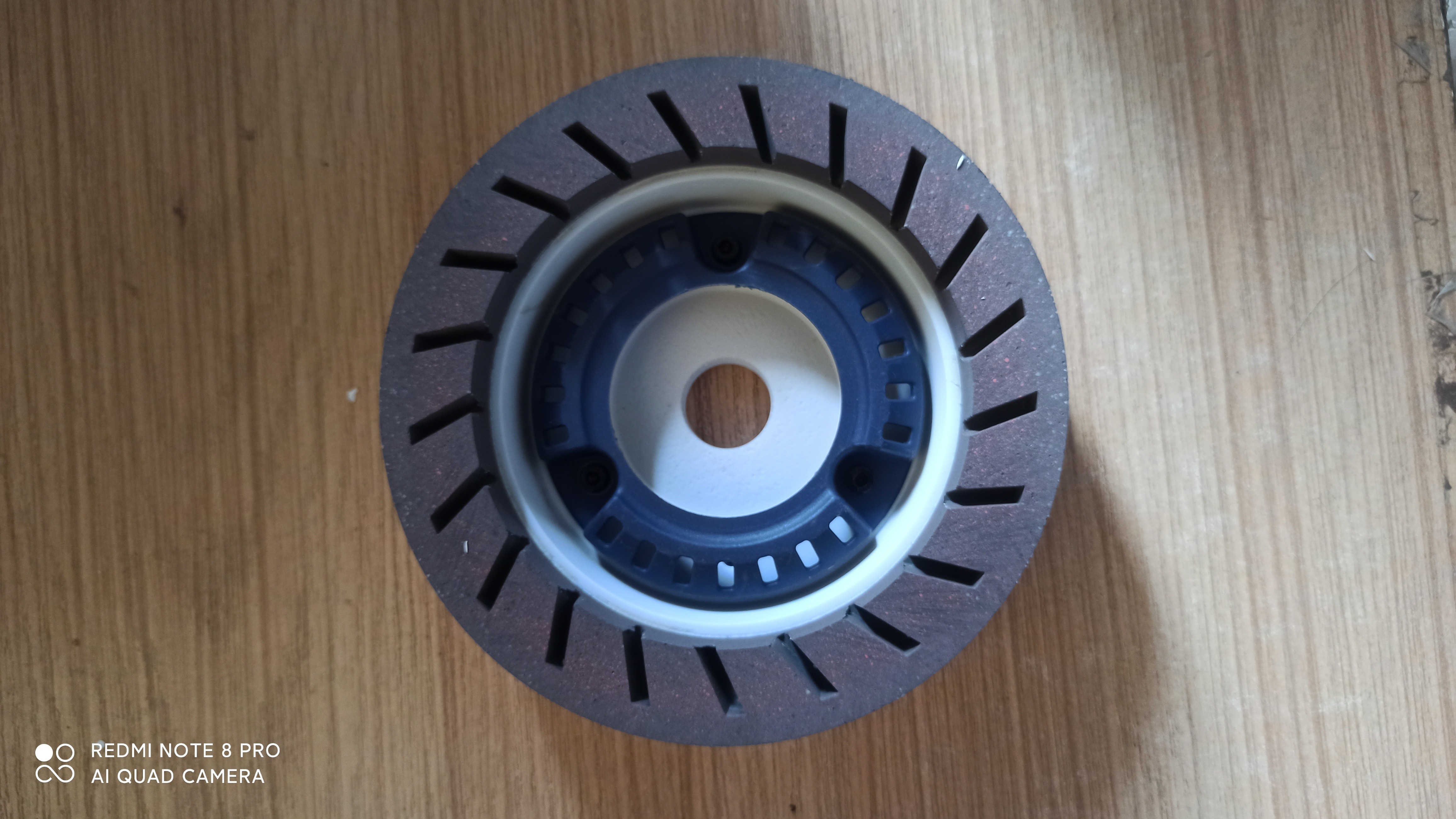 150mm Resin Wheel High Sharpness For Beveling Machine 240 Grit White Brown Cup Wheel