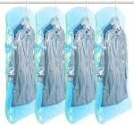 TAILI Hanging Vacuum Storage Bags Space Saver Bags, Set Of 4 (2 Long, 2 Short),