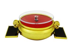 China 2012 NEW gold lucky Solar rotary display stand wholesale