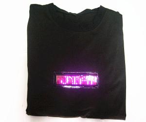 China 2015 hot sale new design LED scrooling LED T shirt wholesale