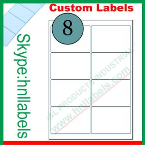 China 8Up Avery Labels (99.1 x 67.7mm) Compatible Avery Labels L7165/J8165 wholesale
