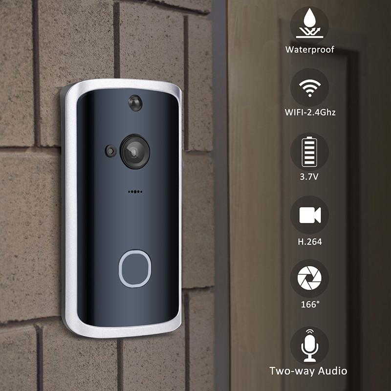HFSecurity RD11 Wide Angel WIFI VIsua Real Time Two Way Audiol Door Bell