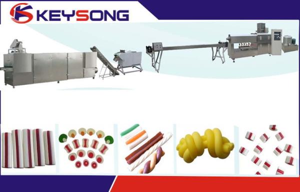 Small Scale Dog Food Maker Machine , Pet Food Production Line Capacity 120 -