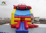 PVC Fireproof Commercial Inflatable Bouncers For Kids Jumping Car Houses